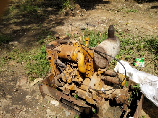 ขายเครื่องรถแบคโฮพร้อมปั๊มไฮดรอลิค KOMATSU PC20-1
