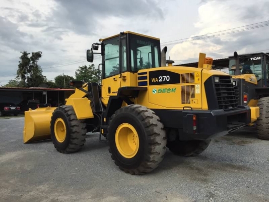ขายรถตัก KOMATSU WA270-5 ญี่ปุ่นแท้ สวยจัด ปีใหม่ รถสมบูรณ์มาก