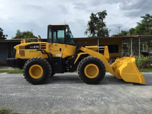 ขายรถตัก KOMATSU WA270-5 ญี่ปุ่นแท้ สวยจัด ปีใหม่ รถสมบูรณ์มาก