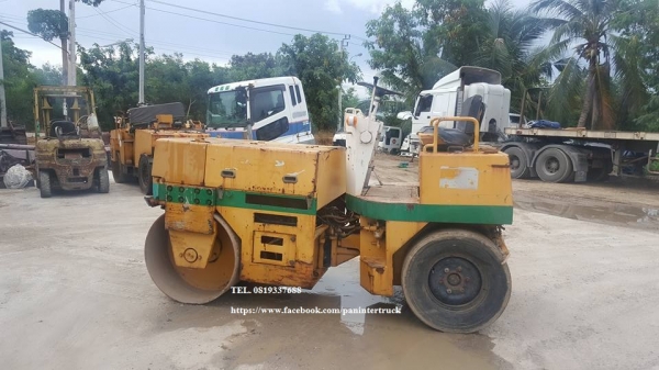 FROM JAPANขายถูกด่วนๆCOMBINATION ROLLER KOMATSU-JV40CW-1 รถบดหน้าเหล็ก-หลังยาง /แบบ4ตัน /เลี้ยวเอว/ ราคาเพียง 295,000 บาท สนใจติดต่อ 0819337688