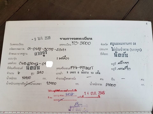 ขายแซสซีนิสสัน พร้อมเล่มชุดโอน