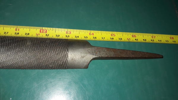 ขายตะไบท้องปลิงขนาดใหญ่ใบยาว14" รวมด้ามยาว17" FISHER Made in AUSTRAL.