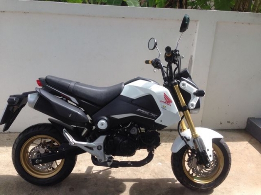 Honda MSX 125 หัวฉีดสวย สีขาวใหม่ ปี 2016 สวย รถ10เดือน Honda MSX 125 หัวฉีดสวย สีขาวใหม่ ปี 2016 สวย รถ10เดือน
