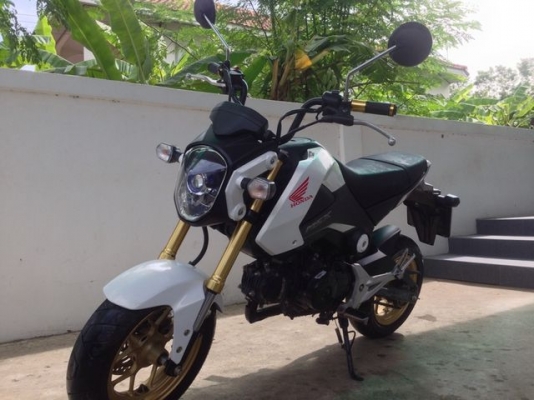 Honda MSX 125 หัวฉีดสวย สีขาวใหม่ ปี 2016 สวย รถ10เดือน