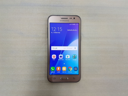 Samsung Galaxy J2 สีทอง สภาพดี ติดฟีล์ม ส่งฟรี