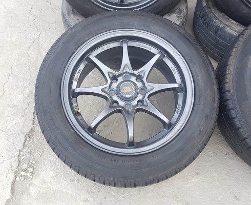 ขายล้อCE28 ขอบ15 4รู100-114 ยางปี 15 4 ล้อ