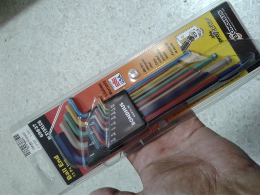 ประแจแอล ชุดหุน 13 ตัว Bondhus ColorGuard รุ่น 69637