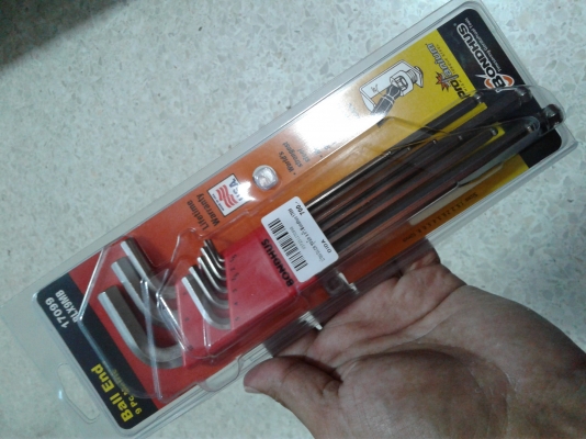 ประแจแอล ชุดมิล 9 ตัว Bondhus รุ่น 17099