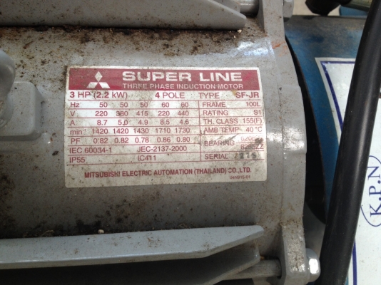 ปั้มน้ำแรงดันสูง 3 แรง 380V. Interpump W-98 พร้อมฐาน ปั้มน้ำแรงดันสูง 3 แรง 380V. Interpump W-98 พร้อมฐาน