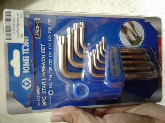 ประแจแอลท็อค 7 ตัวชุด KING TONY รุ่น 20309PR