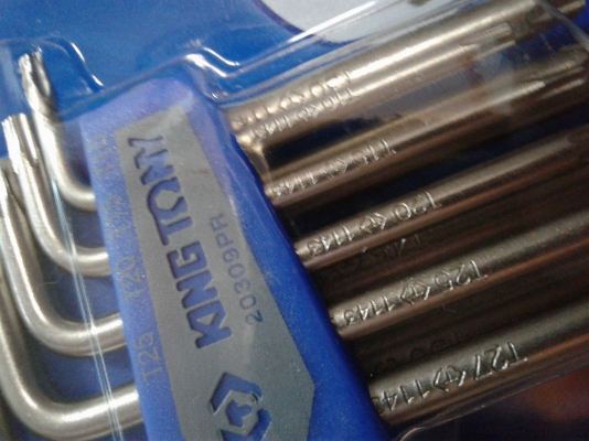 ประแจแอลท็อค 7 ตัวชุด KING TONY รุ่น 20309PR