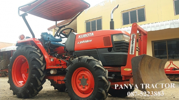 สินค้าเข้าใหม่ รถแทรกเตอร์มือสอง #คูโบต้าL3408DI ราคา195,000 บ.ใบมีดคานล่าง พร้อมผานพรวน 6x22 จัดส่ง จ.ลำปาง