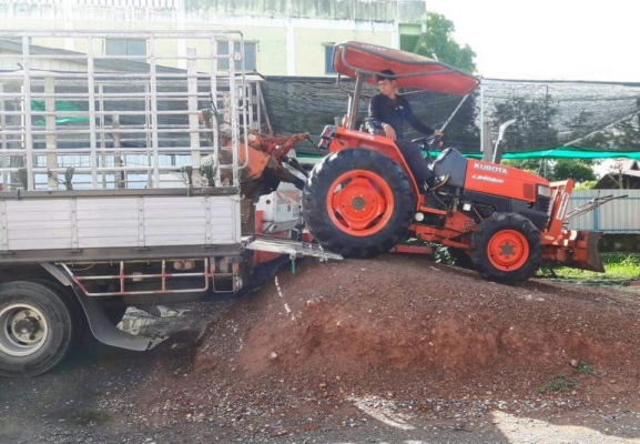 สินค้าเข้าใหม่ รถแทรกเตอร์มือสอง #คูโบต้าL3408DI ราคา195,000 บ.ใบมีดคานล่าง พร้อมผานพรวน 6x22 จัดส่ง จ.ลำปาง