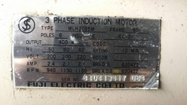 1,500 บ. ส่งฟรี083-2000058  LINE ID: line832923 มอเตอร์แรงบิดสูงรอบต่ำชนิด6POLES หมุน 940 รอบต่อนาที ขนาดกำลัง 400 W.(1/2 แรงม้า)พร้อมต่อใช้งานเสียบไฟบ้านได้เลย(มี 4 ตัว)