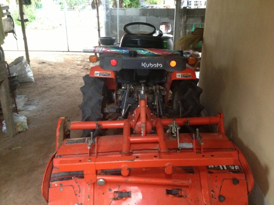 รถไถเล็ก ASTE  A-13 แบบ w4x4 พร้อมโรตารี่พรวนดิน