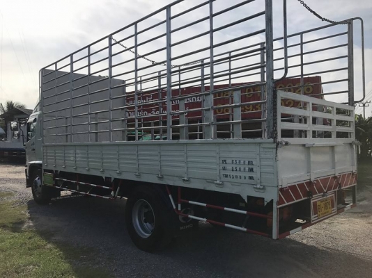 รถวิ่งหมื่นกว่าโล รถหกล้อคอกสูง HINO FG8JMLA ปี2013 เครื่อง212แรงม้า กระบะคอกยาว 6.50เมตร