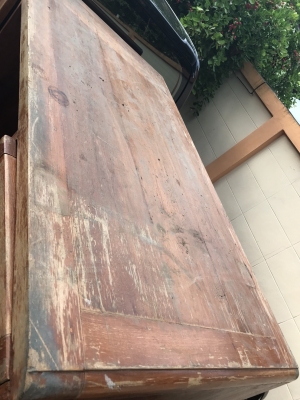 ขายโต๊ะทำงานสักเก่าสวยมาก