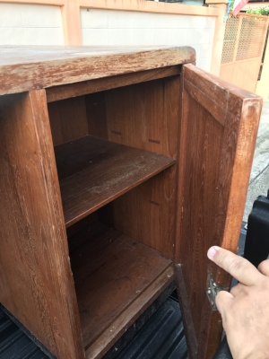 ขายโต๊ะทำงานสักเก่าสวยมาก