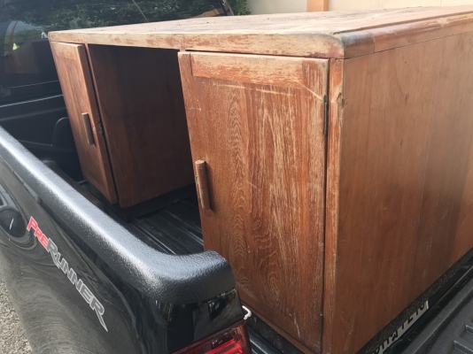 ขายโต๊ะทำงานสักเก่าสวยมาก