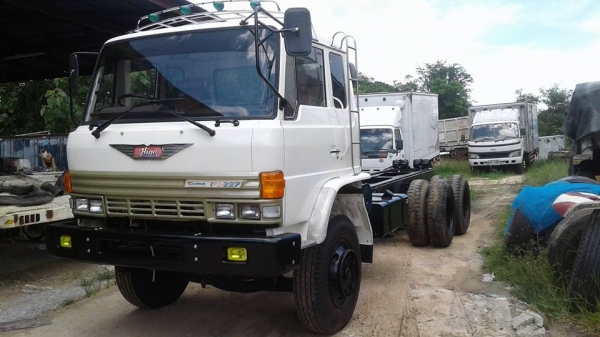 ขาย10ล้อ ฮีโน่FM227 หัวคัชซี 2 เพลาเครื่องดี คัชซีสวย เครื่องเดิมเกียร์เดิม ยางดี