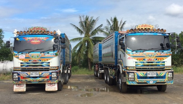 พ่วง 22 ล้อ ISUZU FXZ360 ปี57 ไมล์ 190,000 กระบะมิเนียม ดั้ม หินทราย - อู่ซุ่นซัย รถสวยจัด ราคา 2.8 ล้าน