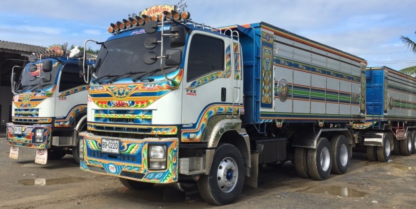 พ่วง 22 ล้อ ISUZU FXZ360 ปี57 ไมล์ 190,000 กระบะมิเนียม ดั้ม หินทราย - อู่ซุ่นซัย รถสวยจัด ราคา 2.8 ล้าน