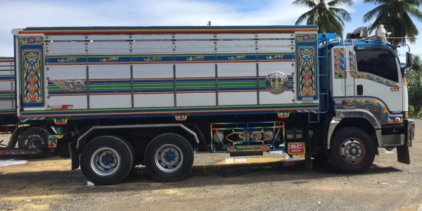 พ่วง 22 ล้อ ISUZU FXZ360 ปี57 ไมล์ 190,000 กระบะมิเนียม ดั้ม หินทราย - อู่ซุ่นซัย รถสวยจัด ราคา 2.8 ล้าน