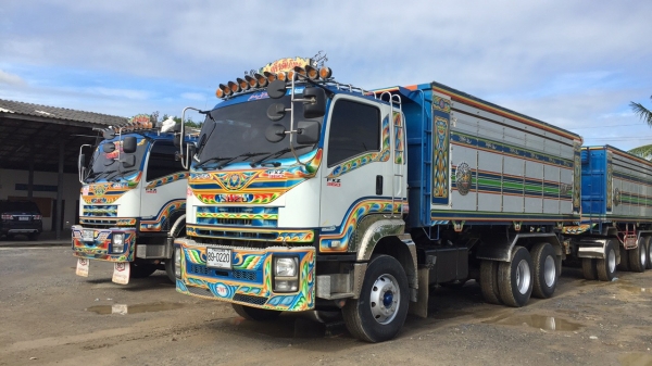 พ่วง 22 ล้อ ISUZU FXZ360 ปี56 ไมล์ 230,000 กระบะมิเนียม ดั้ม หินทราย - อู่ซุ่นซัย นครปฐ้ม รถสวยจัด ราคา 2.7 ล้าน