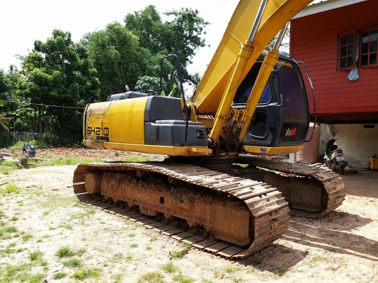 ขายรถขุดแบ็คโค SUMITOMO SH210-3ไม่มีกล่องไป เครื่องเดิม ช่วงล่างพอใช้ เอกสารใบซื้อขาย