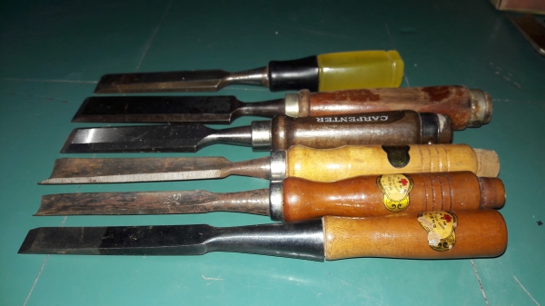 ขายสิ่วชุด6ตัว งานเก่าเหล็กดี