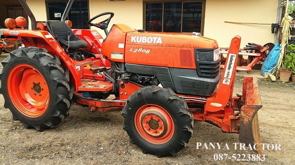 สินค้าเข้าใหม่ #ขายรถแทรกเตอร์มือสอง #คูโบต้าL2808 4WD 28แรงม้า ราคา 169,000 บ. ใบมีดคานล่างพร้อมผาน5&times;22 รถสภาพดี พร้อมใช้งาน จัดส่ง ขอนแก่น