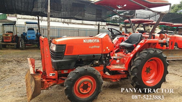 สินค้าเข้าใหม่ #ขายรถแทรกเตอร์มือสอง #คูโบต้าL2808 4WD 28แรงม้า ราคา 169,000 บ. ใบมีดคานล่างพร้อมผาน5&times;22 รถสภาพดี พร้อมใช้งาน จัดส่ง ขอนแก่น