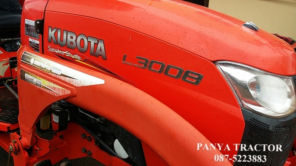สินค้าเข้าใหม่ #ขายรถแทรกเตอร์มือสอง #คูโบต้าL3008 4WD 30 แรงม้า ราคา 255,000 บ.  ใบมีดคานบนพร้อมผาน5&times;22  รถสภาพดี พร้อมใช้งาน  ยางใหม่4เส้น จัดส่งอำเภอนางรองจังหวัดบุรีรัมย์