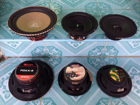 กลาง8"2+6.5"4ดอก ขาย 950 บาท ใช้งานปกติทุกชิ้น สนใจ0892425454 อยู่สระบุรี กลาง8"2+6.5"4ดอก ขาย 950 บาท ใช้งานปกติทุกชิ้น สนใจ0892425454 อยู่สระบุรี