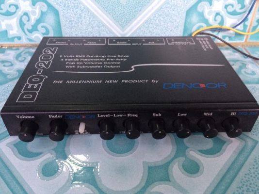 ปรี DENCOR ขาย 550 บาท ใช้งานปกติทุกชิ้น สนใจ0892425454 อยู่สระบุรี
