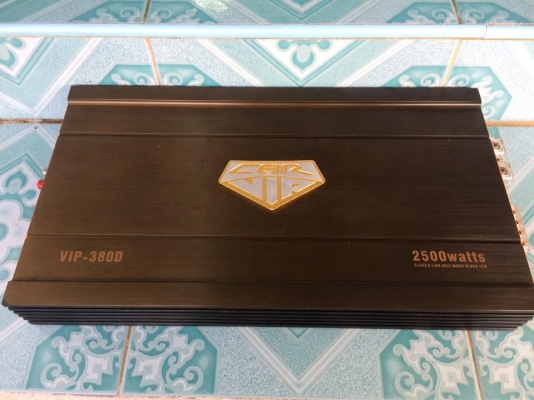 แอมป์คลาสดี CAR VIP 2500w มือสองสภาพสวยเดิมๆเพิ่งเปิดฝาตอนถ่ายใส้ ใช้งานปกติ เบสแนวหนักแน่นลูกโตๆ ขับ10&quot;-12&quot;หล่อว้อยไม่เกิน3.5&quot;ได้ ขาย 3250 บาท สนใจ0892425454 อยู่สระบุรี