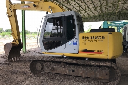 ขาย!! >>> Sumitomo Sh120 เก่าญี่ปุ่น สวยเต็ม 5,000 ชั่วโมง <<< เบอร์ติดต่อ 098-7155789 086-4631102