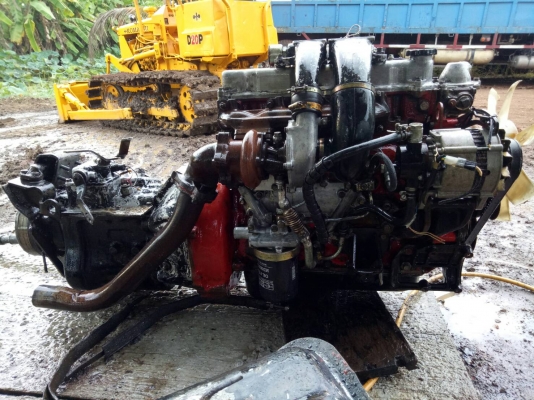 ขายด่วนเครื่องเกียร์หม้อน้ำฮีโน่WO4CTAเทอร์โบพร้อมใบคุมเครื่องสวยติดดีไม่มีไอ