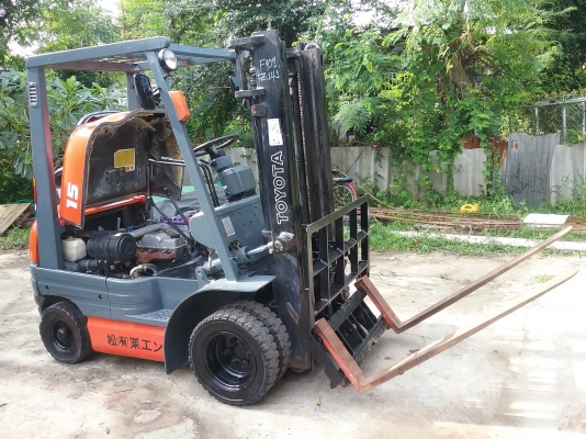 ขายUSED-FORKLIFTเก่าญี่ปุ่นยี่ห้อTOYOTAรุ่น6FD15ฮิ้งฟอร์คใช้งาน8,399ชั่วโมง