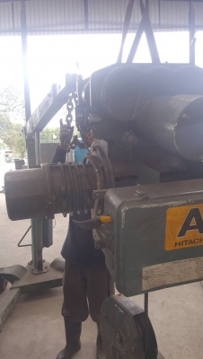 1.เครนสลิง3ตันฮิตาชิยกสูง6เมตรราคา6หมื่น พร้อมใช้