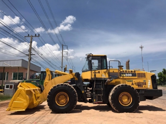 ขายรถตักล้อยาง KOMATSU WA500-6 รถนอกนำเข้าเองจากญี่ปุ่น สภาพสวยพร้อมใช้งาน มีVDOการทำงานครับ ขายรถตักล้อยาง KOMATSU WA500-6 รถนอกนำเข้าเองจากญี่ปุ่น สภาพสวยพร้อมใช้งาน มีVDOการทำงานครับ