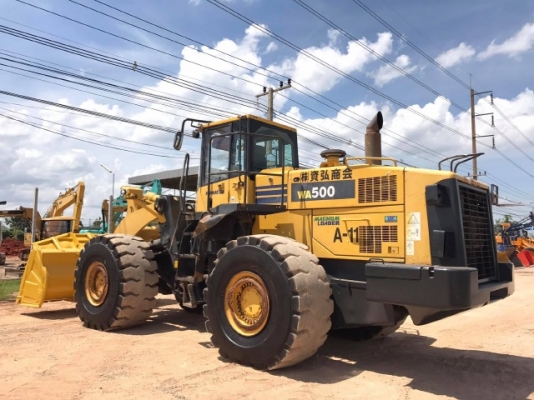 ขายรถตักล้อยาง KOMATSU WA500-6 รถนอกนำเข้าเองจากญี่ปุ่น สภาพสวยพร้อมใช้งาน มีVDOการทำงานครับ ขายรถตักล้อยาง KOMATSU WA500-6 รถนอกนำเข้าเองจากญี่ปุ่น สภาพสวยพร้อมใช้งาน มีVDOการทำงานครับ