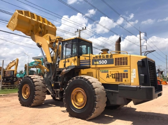 ขายรถตักล้อยาง KOMATSU WA500-6 รถนอกนำเข้าเองจากญี่ปุ่น สภาพสวยพร้อมใช้งาน มีVDOการทำงานครับ ขายรถตักล้อยาง KOMATSU WA500-6 รถนอกนำเข้าเองจากญี่ปุ่น สภาพสวยพร้อมใช้งาน มีVDOการทำงานครับ