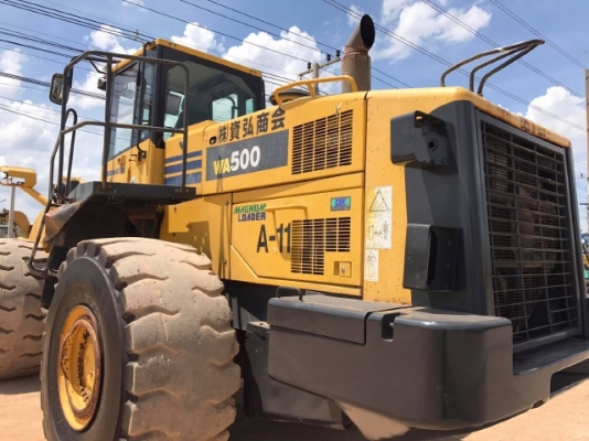 ขายรถตักล้อยาง KOMATSU WA500-6 รถนอกนำเข้าเองจากญี่ปุ่น สภาพสวยพร้อมใช้งาน มีVDOการทำงานครับ ขายรถตักล้อยาง KOMATSU WA500-6 รถนอกนำเข้าเองจากญี่ปุ่น สภาพสวยพร้อมใช้งาน มีVDOการทำงานครับ