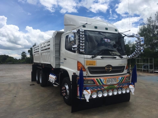 Hino 320 แรง ปี 48 แม่เดี่ยวดัมพ์สามมิตร มีระบบลากพ่วง เดิมบางแท้