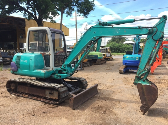 ขายรถขุดยอดนิยม สินค้าพิ่งมาถึงในไทย KOMATSU PC45-7 สภาพนางฟ้า 3,xxx ชั่วโมง เอกสารอินวอย ญี่ปุ่นแท้ๆ