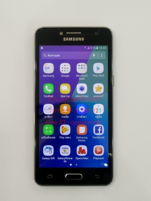 Samsung Galaxy J2 Prime สีดำ สภาพใหม่มาก ติดฟีล์ม มีประกันถึง พค. 61 ส่งฟรี