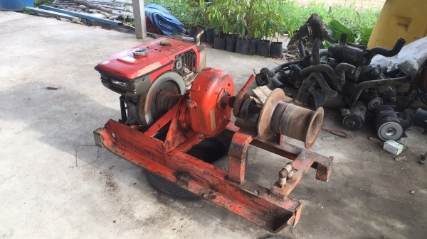ขายกว้านพร้อมเครื่องยนต์คูโบต้า10แรง
