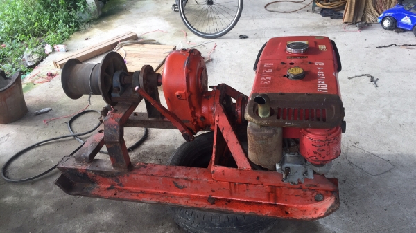 ขายกว้านพร้อมเครื่องยนต์คูโบต้า10แรง