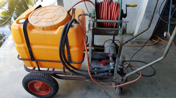 ชุดปั้มอัดฉีดพร้อมถังขนาด 100ลิตร นำเข้าจากญี่ปุ่น พร้อมใช้งาน